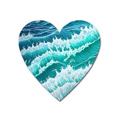 Waves On The Ocean Ii Heart Magnet