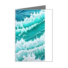 Waves On The Ocean Ii Mini Greeting Card by GardenOfOphir