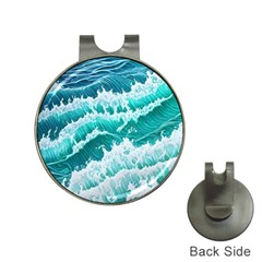 Waves On The Ocean Ii Hat Clips With Golf Markers by GardenOfOphir