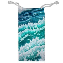 Waves On The Ocean Ii Jewelry Bag by GardenOfOphir