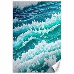 Waves On The Ocean Ii Canvas 24  X 36  by GardenOfOphir