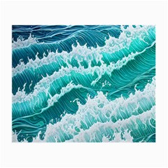 Waves On The Ocean Ii Small Glasses Cloth (2 Sides) by GardenOfOphir