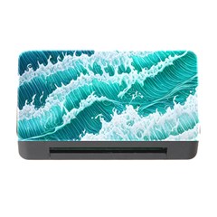 Waves On The Ocean Ii Memory Card Reader With Cf by GardenOfOphir