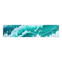 Waves On The Ocean Ii Velvet Scrunchie by GardenOfOphir