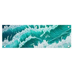 Waves On The Ocean Ii Banner And Sign 6  X 2  by GardenOfOphir