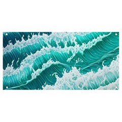 Waves On The Ocean Ii Banner And Sign 8  X 4  by GardenOfOphir