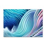 Ocean Waves Pastel Sticker A4 (10 pack) Front