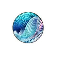 Ocean Waves Pastel Hat Clip Ball Marker by GardenOfOphir