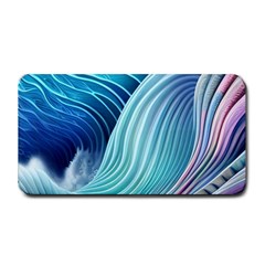 Ocean Waves Pastel Medium Bar Mat by GardenOfOphir