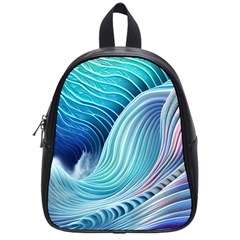 Ocean Waves Pastel School Bag (small)