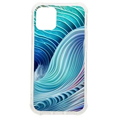 Ocean Waves Pastel Iphone 12 Mini Tpu Uv Print Case	 by GardenOfOphir