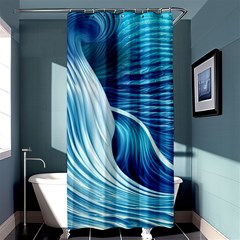 Summertime On The Sea Shower Curtain 36  X 72  (stall)  by GardenOfOphir