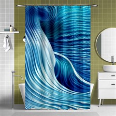 Summertime On The Sea Shower Curtain 48  X 72  (small)  by GardenOfOphir