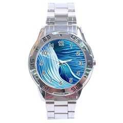 Summertime On The Sea Stainless Steel Analogue Watch by GardenOfOphir