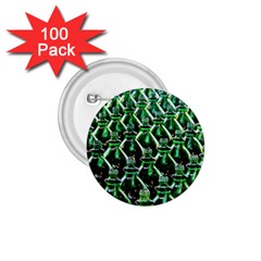 Bottles Green Drink Pattern Soda Refreshment 1 75  Buttons (100 Pack)  by Ravend