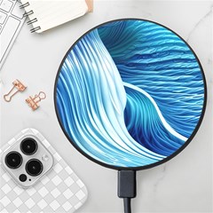 Summertime On The Sea Wireless Fast Charger(black) by GardenOfOphir