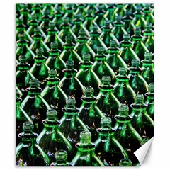 Bottles Green Drink Pattern Soda Refreshment Canvas 20  X 24  by Ravend