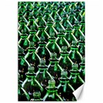 Bottles Green Drink Pattern Soda Refreshment Canvas 24  x 36  23.35 x34.74  Canvas - 1