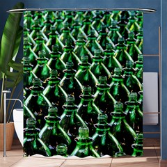 Bottles Green Drink Pattern Soda Refreshment Shower Curtain 60  X 72  (medium)  by Ravend