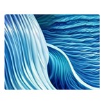 Summertime On The Sea One Side Premium Plush Fleece Blanket (Large) 80 x60  Blanket Front