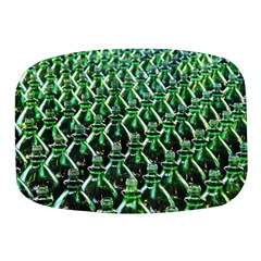 Bottles Green Drink Pattern Soda Refreshment Mini Square Pill Box by Ravend