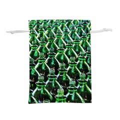 Bottles Green Drink Pattern Soda Refreshment Lightweight Drawstring Pouch (m) by Ravend