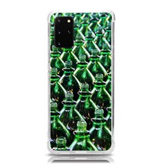 Bottles Green Drink Pattern Soda Refreshment Samsung Galaxy S20plus 6 7 Inch Tpu Uv Case by Ravend