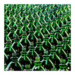 Bottles Green Drink Pattern Soda Refreshment Banner And Sign 3  X 3  by Ravend