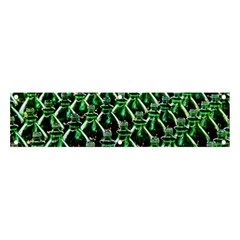 Bottles Green Drink Pattern Soda Refreshment Banner And Sign 4  X 1  by Ravend