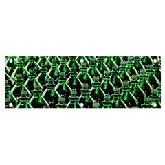 Bottles Green Drink Pattern Soda Refreshment Banner And Sign 6  X 2  by Ravend