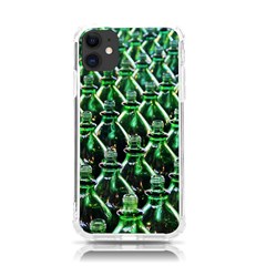 Bottles Green Drink Pattern Soda Refreshment Iphone 11 Tpu Uv Print Case by Ravend