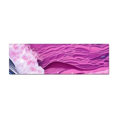 Abstract Pink Ocean Waves Sticker Bumper (100 pack)