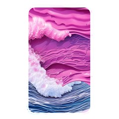 Abstract Pink Ocean Waves Memory Card Reader (Rectangular)