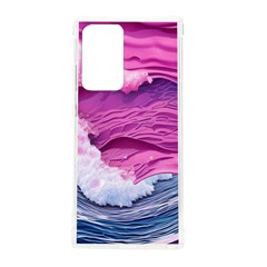 Abstract Pink Ocean Waves Samsung Galaxy Note 20 Ultra Tpu Uv Case by GardenOfOphir