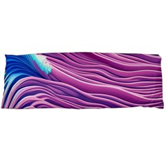 Pink Water Waves Body Pillow Case (dakimakura) by GardenOfOphir