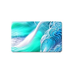 Pastel Simple Wave Magnet (name Card) by GardenOfOphir