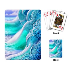 Pastel Simple Wave Playing Cards Single Design (rectangle) by GardenOfOphir