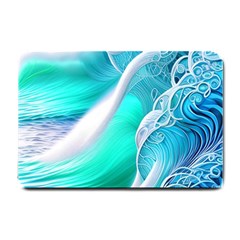 Pastel Simple Wave Small Doormat by GardenOfOphir