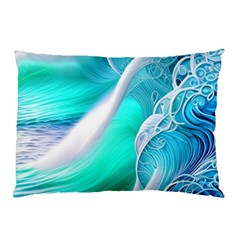 Pastel Simple Wave Pillow Case by GardenOfOphir