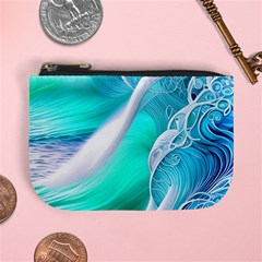 Pastel Simple Wave Mini Coin Purse by GardenOfOphir