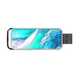 Pastel Simple Wave Portable USB Flash (Two Sides) Front