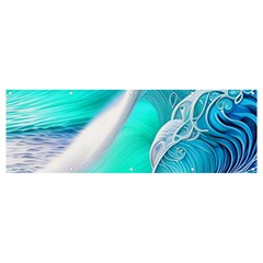 Pastel Simple Wave Banner And Sign 12  X 4  by GardenOfOphir