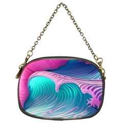 Pink Waves On The Beach Chain Purse (two Sides) by GardenOfOphir