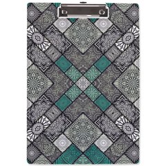 Mandala Decoration Floral Flower Indian Design Pattern A4 Acrylic Clipboard by Ravend