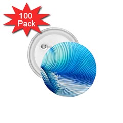 Nature s Beauty; Ocean Waves 1 75  Buttons (100 Pack)  by GardenOfOphir