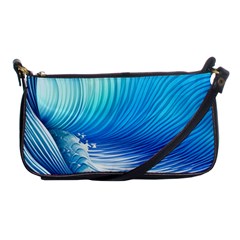 Nature s Beauty; Ocean Waves Shoulder Clutch Bag by GardenOfOphir