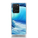 Nature s Beauty; Ocean Waves Samsung Galaxy S20 Ultra 6.9 Inch TPU UV Case Front