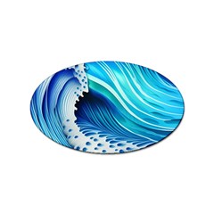 Blue Water Reflections Sticker Oval (100 Pack) by GardenOfOphir