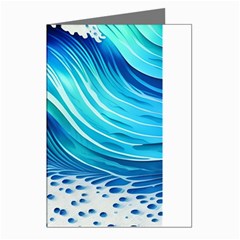 Blue Water Reflections Greeting Cards (pkg Of 8) by GardenOfOphir