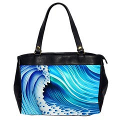 Blue Water Reflections Oversize Office Handbag (2 Sides)